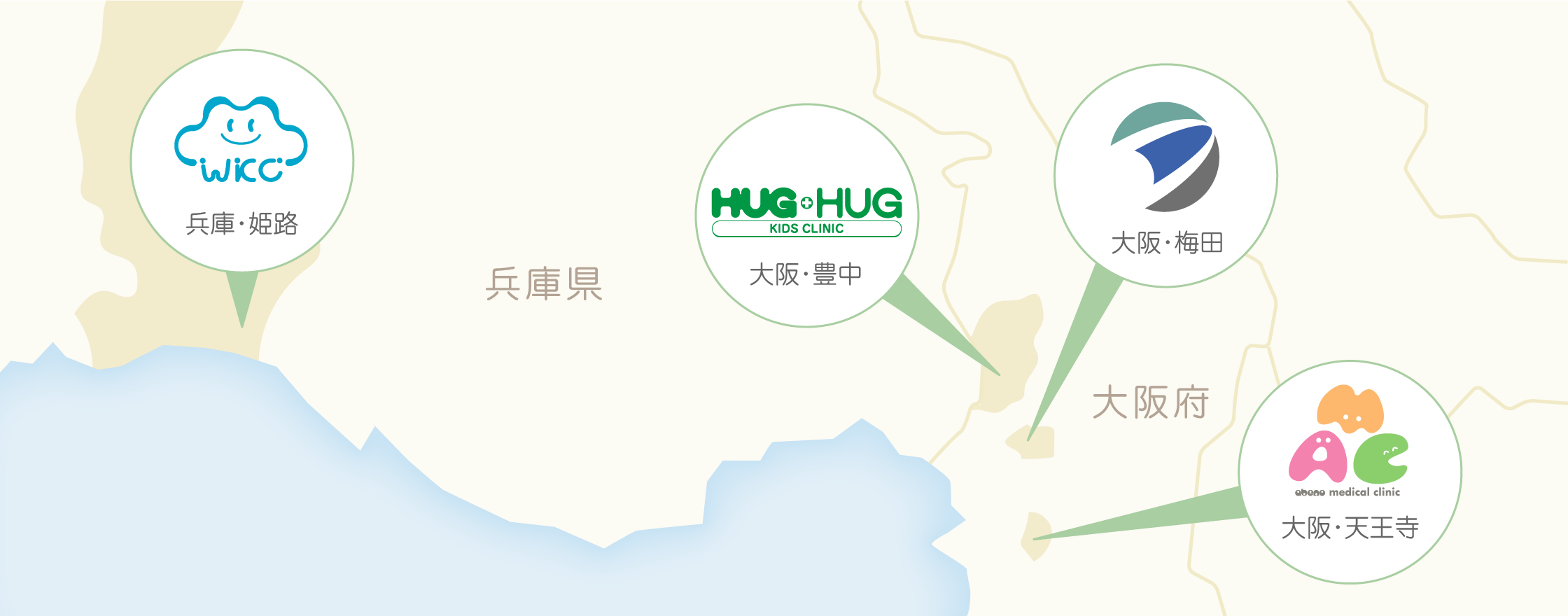 グループクリニック地図